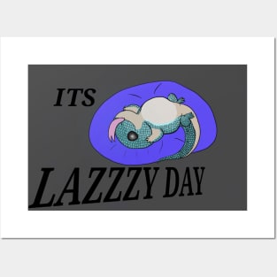 Lazzzy lizard day Posters and Art